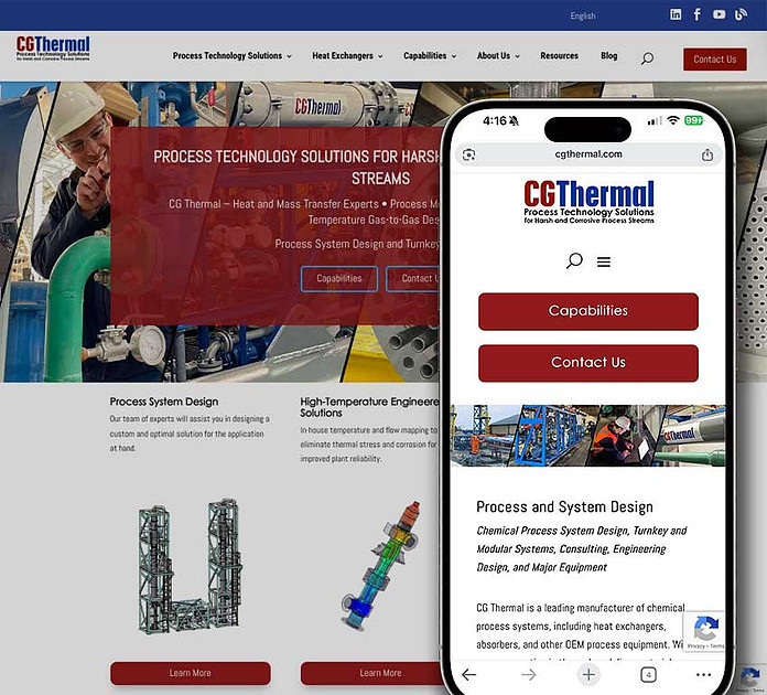 Website refresh and cleanup example