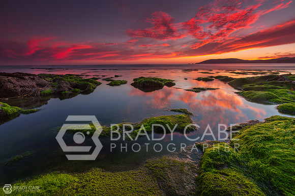 Below Cliffs - Sunset
