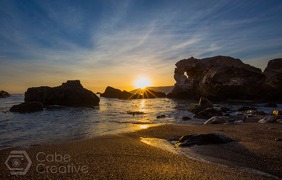 Pirates Arch Sunset
