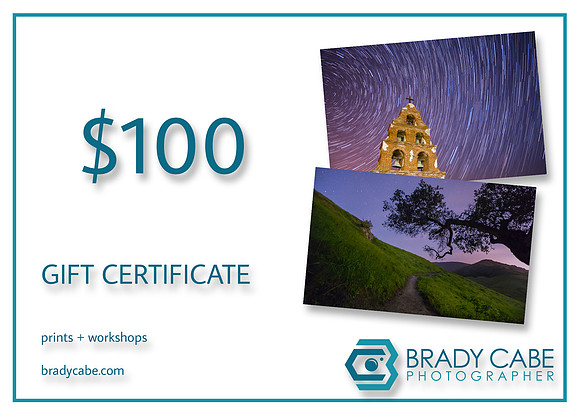 $100 Gift Certififcate