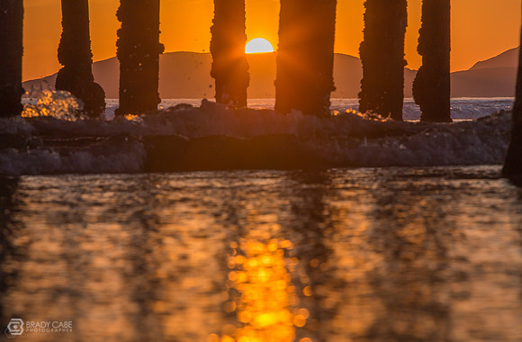 Sunset Through the Pier