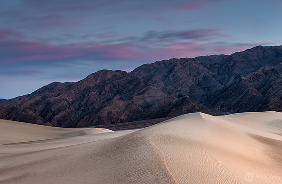 Mesquite Sand Dunes After Sunset