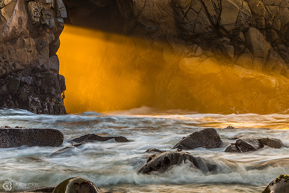 Sunset at the Keyhole, Big Sur