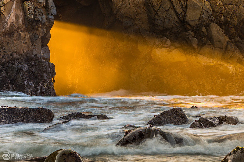 Sunset at the Keyhole, Big Sur