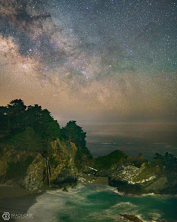 McWay Falls Milk Way