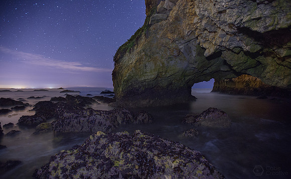 Mirror Arch at Night