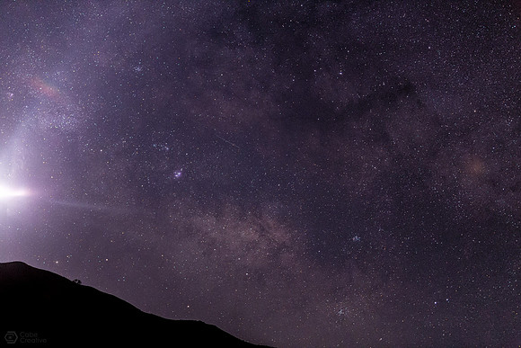 Galactic Moon Flare
